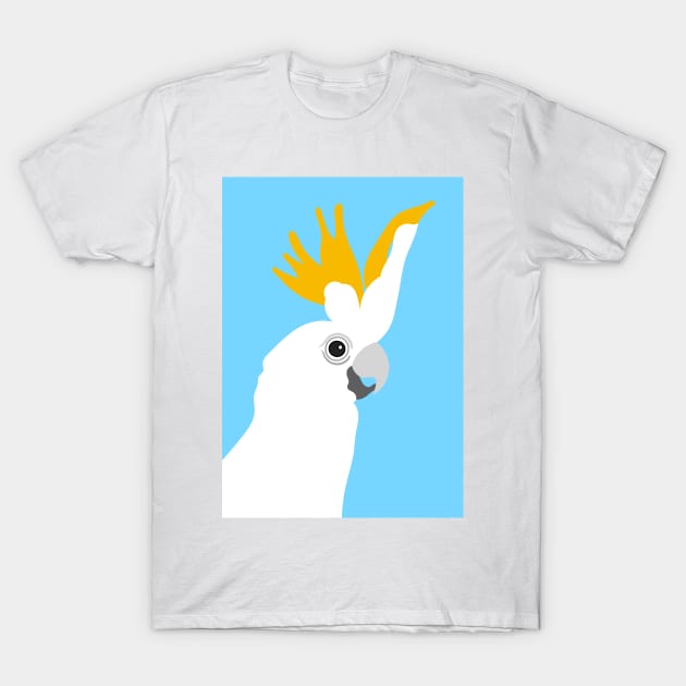 Cockatoo Bird Portrait T-Shirt by AdamRegester